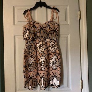 Gianni Bini Tie Strap Mini Dress